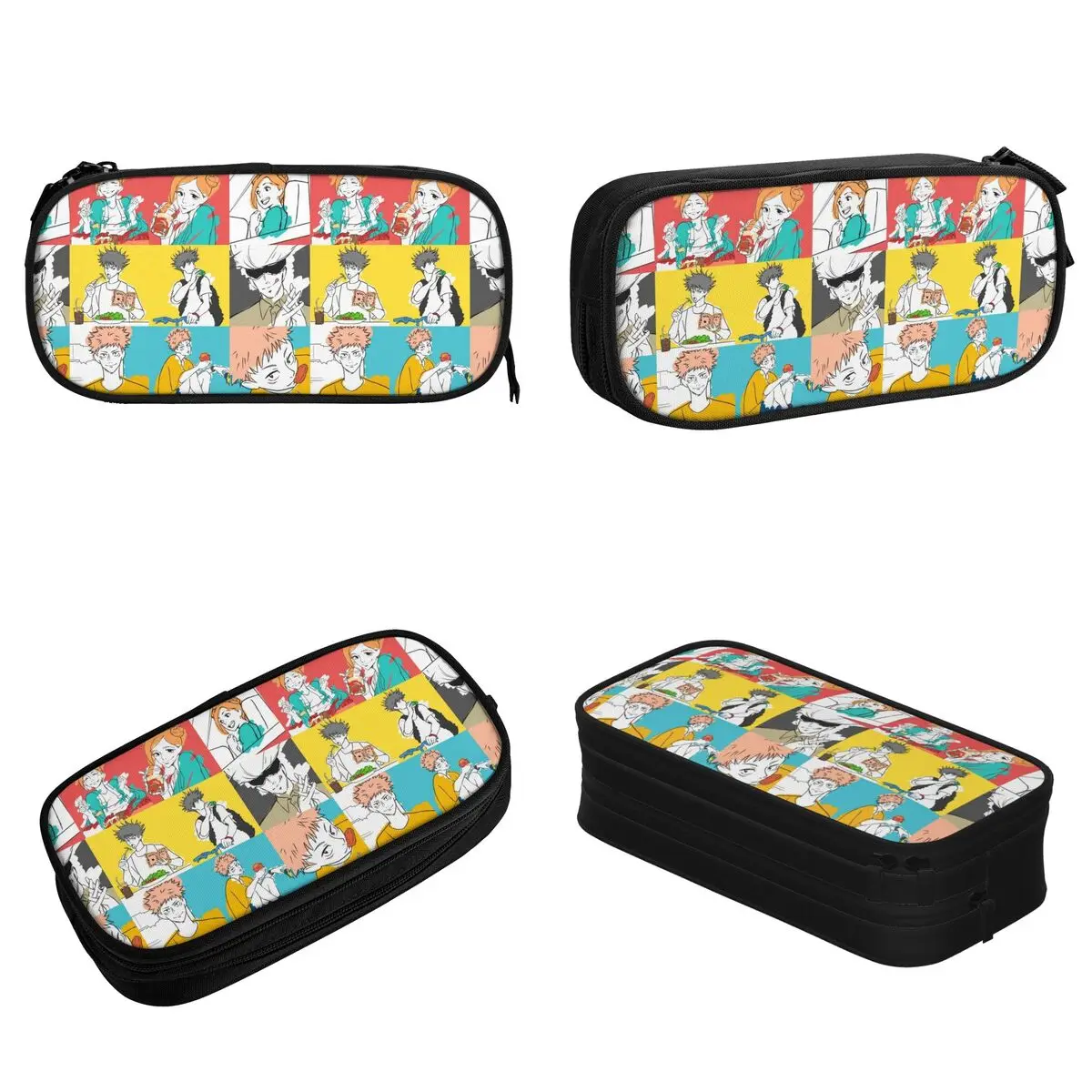 Fashion Jujutsu Kaisen Full Team Pencil Case Itadori Yuji Pencil Pouch Pen Box Student Big Bags Students School Gift Stationery