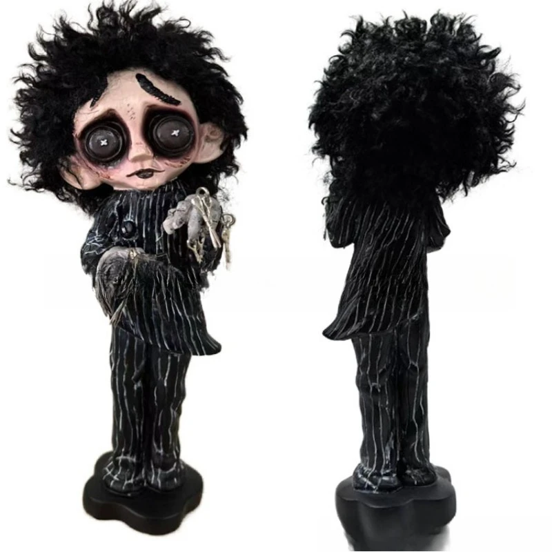 

Halloween Scene Decorations, Creative Resin Scissor Hand Dolls, Funny Crafts