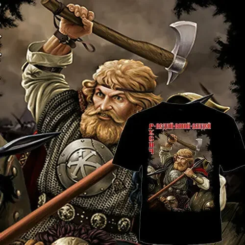 Rusich.Knows Fight Master. Russian Slavic Fighters T-Shirt 100% Cotton O-Neck Summer Short Sleeve Casual Mens T-shirt Size S-3XL