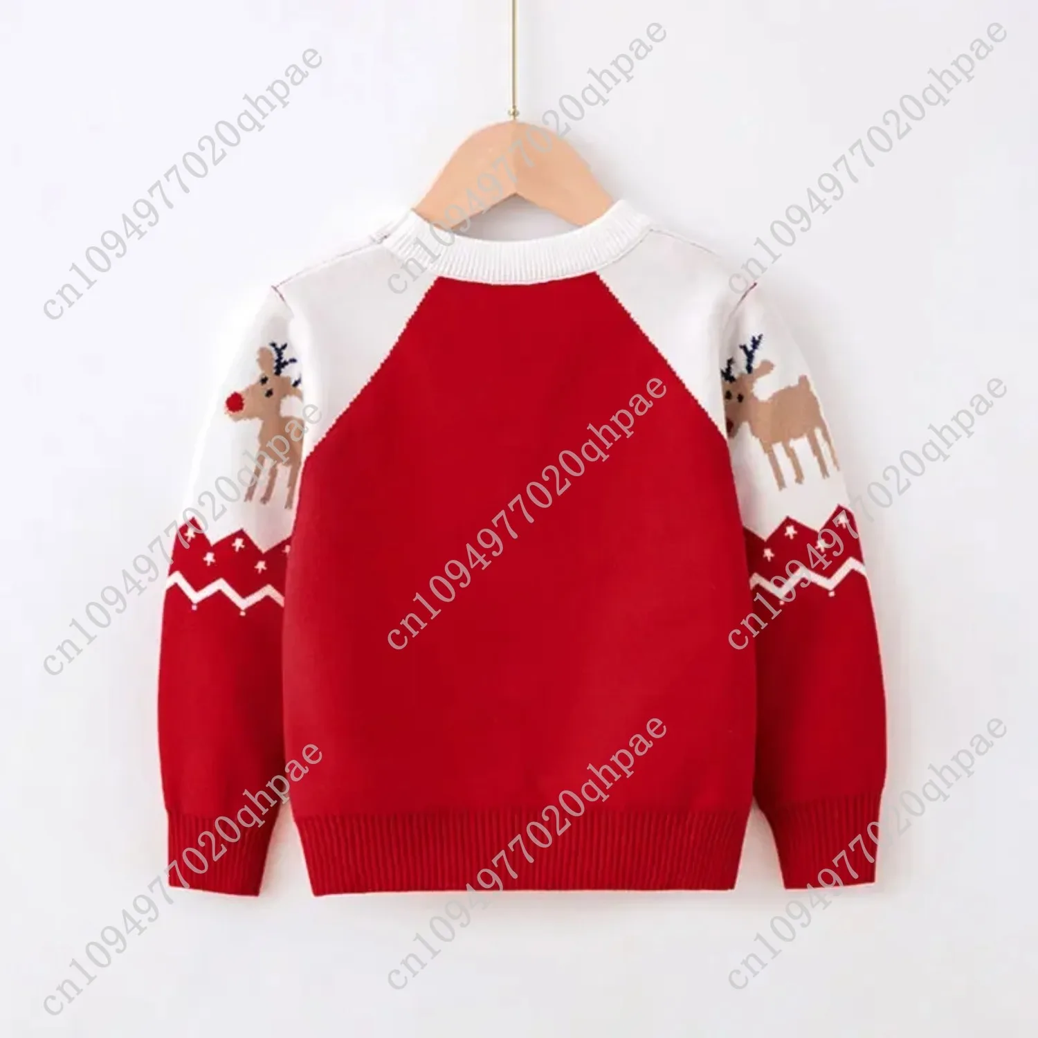 2025 عيد الميلاد البلوزات الأطفال الخريف الشتاء الدافئة البلوز الطفل الكرتون محبوك البلوزات الاطفال ملابس صبي فتاة عيد الميلاد البلوز #2