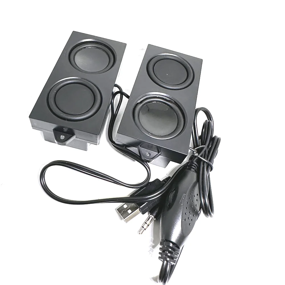 1 Pair  4 ohm 3w watt speaker square High Quality cavity notebook connector computer subwoofer diy box speaker