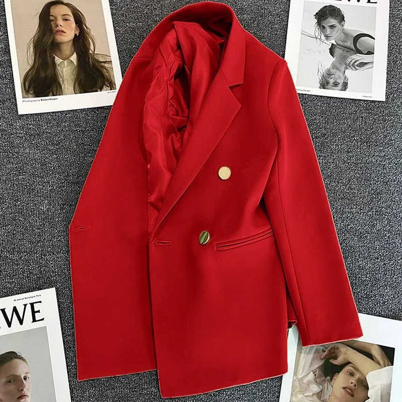 2024 Spring Autumn New Women\'s Jacket Chic Elegant Casual Sports Female Suit Coat Korean Fashion Jacket Women Blazers Outerwear