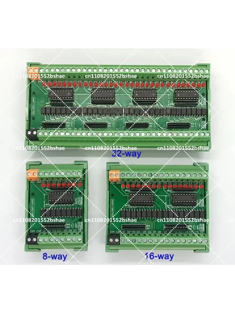 ULN2803 Darlington Driver Board 8 Channel/16 Channel/32 Channel with Optocoupler Isolation And Case for Electronics Projects