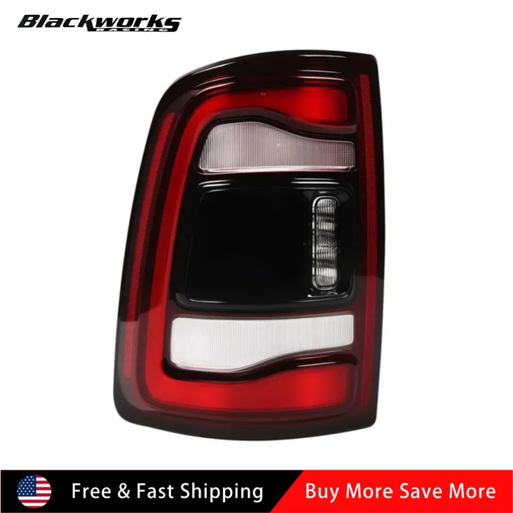 

68361722AH 68361723AH 68548946AA 68548942AA Rear Left & Right Side LED Tail Lights For 2019-2024 Dodge RAM 2500 3500 with Blind Spot