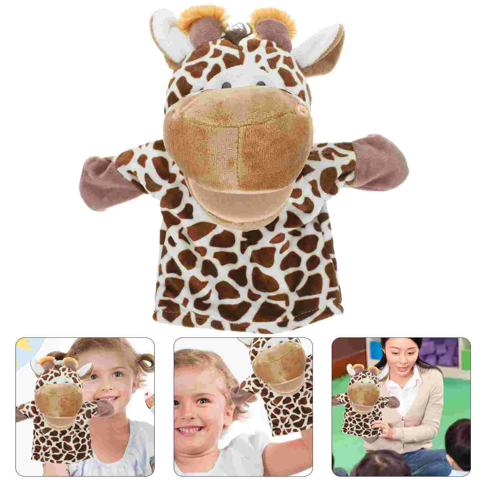 Kind Stofftiere für Babys Affe Handpuppe Kinder Tier