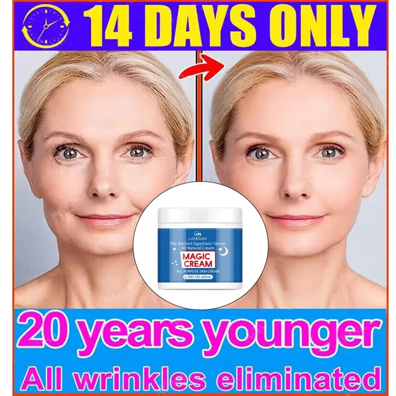 

Magical Wrinkle Removing Face Cream Anti Aging&attenuating Fine Lines Lifting&firming Whitening&moisturizing Cosmetics 50g