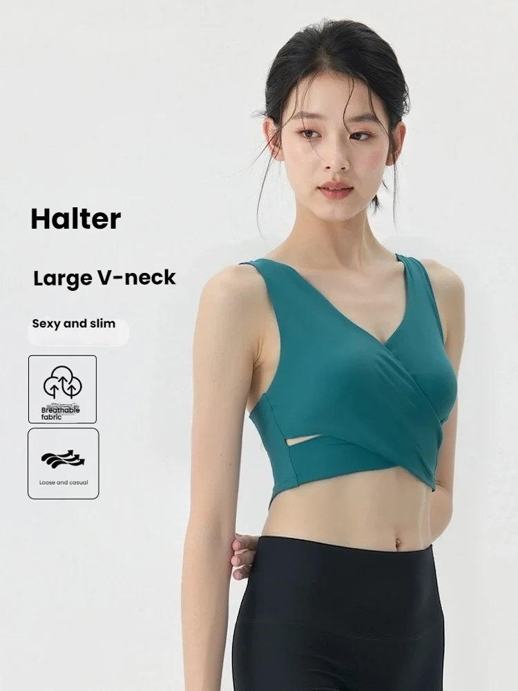 

Sexy Backless One-Piece Sports Vest Breathable Yoga Camisole for Women corset top Summer Pilates Corset Tanks & Tops woman 2025