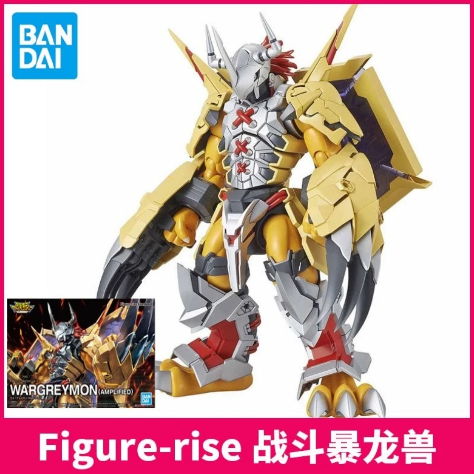 

New Bandai Original Digital Monster Standard Amplified Digimon Adventure Wargreymon Anime Figure Model Collectible Toy Gift