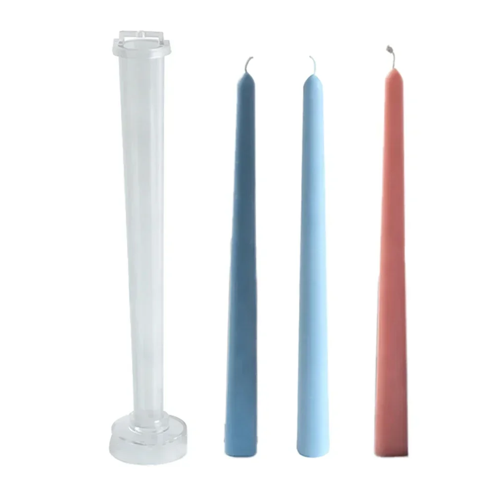 Long Rod Shaped Plastic Candle Mold DIY Handmade Crafts Candle Mould Candle Making Molds Wedding Family Party Decoration Tools