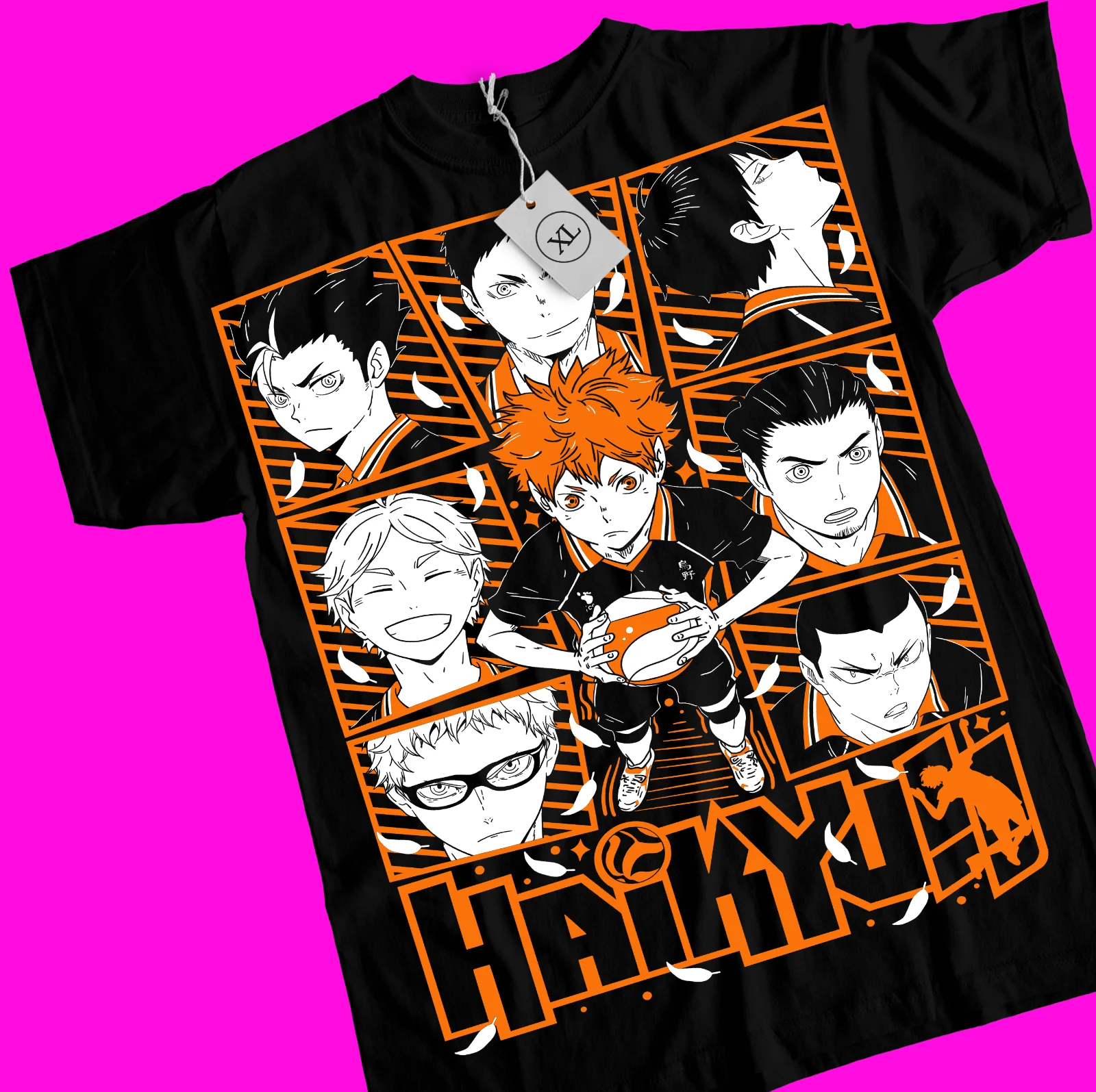 Volleyball Haikyuu T-Shirt All Size Kuroo Tetsurou Kozume Kenma Anime Shirt