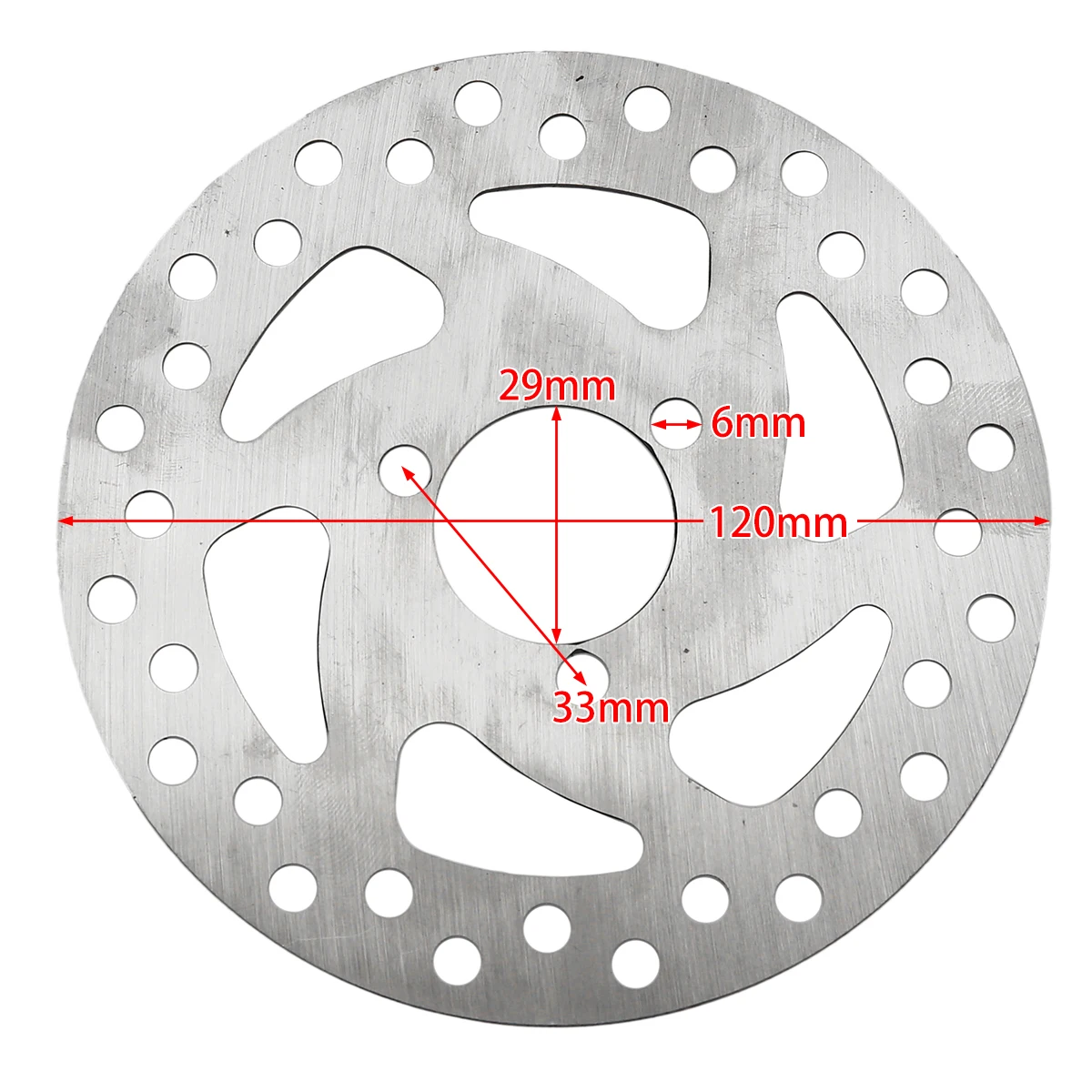 

120mm Brake Disc Disk Electric Gas Scooter 47cc 49cc 2 Stroke Engine ATV Quad Go Kart Dirt Pocket Mini Bike Motorbike Parts