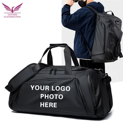 Custom logo Large Fitness Bag Dry Wet Shoes Swimming Yoga Gym Sport Handbag personality customization Travel Bag Basketball pack
