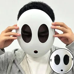 Game Bros Shy Guy Mask Cosplay Funny Unisex Adlut Plastick Masks Halloween Carnival Party Costume Props Masquerade Cartoon Chara