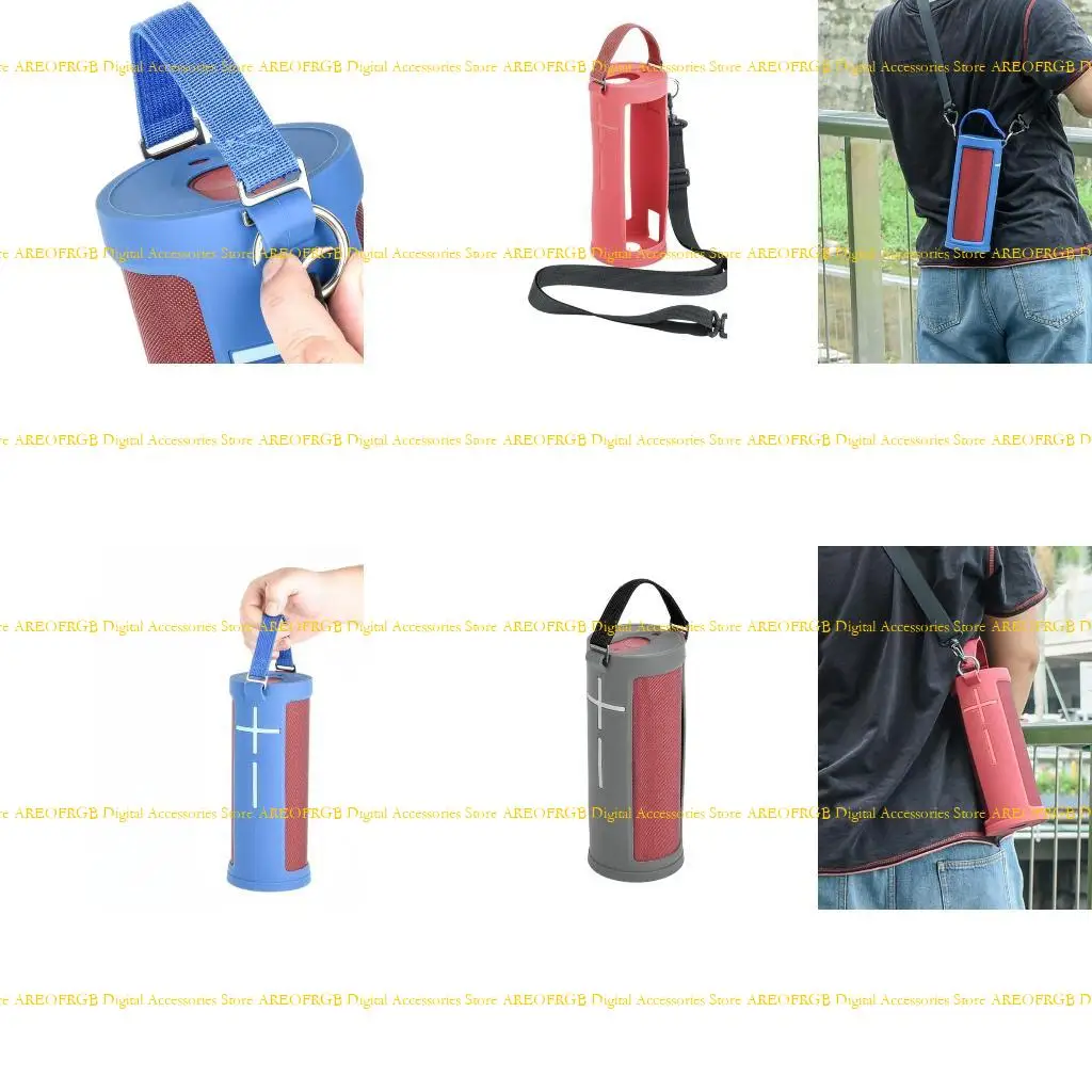

E21E Reliable Shockproof Cover with Carabiner Hook Strap for UE Megaboom 3 Speaker