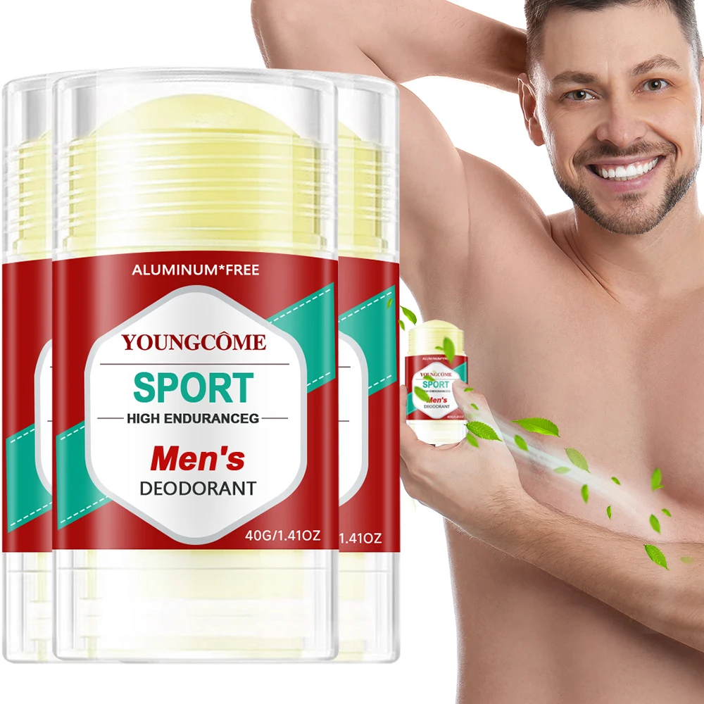 Men's Deodorant Stick Anti Sweating Keep Drying Sport High Enduranceg Fragrance Remove Armpit Odor Underarm Refresh Sticks
