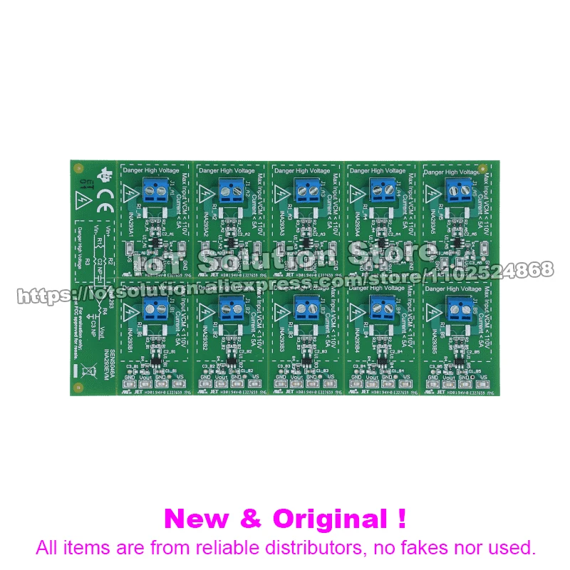 INA293EVM INA293 -4-V to 110-V, 1.3-MHz, high-precision current sense amplifier evaluation module