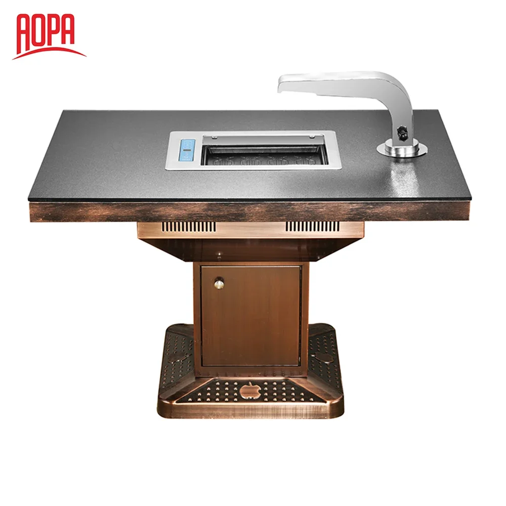 AOPA restaurant korean style barbecue dining table 1200*800*760mm Z81