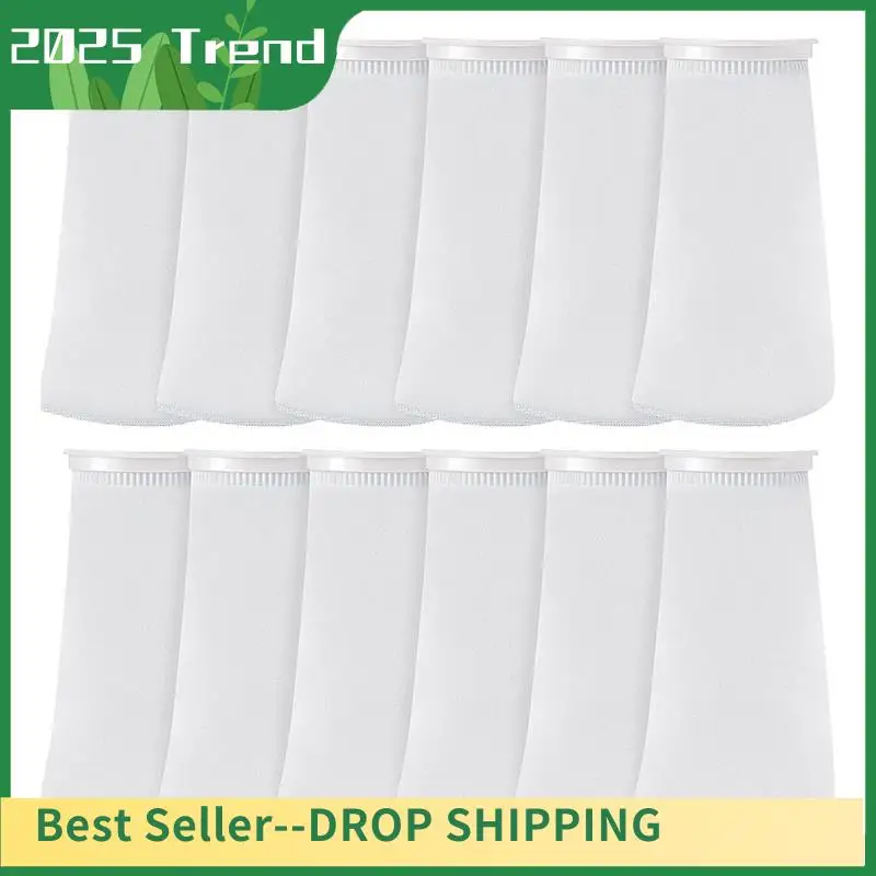 

16 Pack 4 Inch Ring Filter Socks 200 Μm Aquarium Filter Bags Forsump/Overflow Fortank Sump Saltwater Freshwater