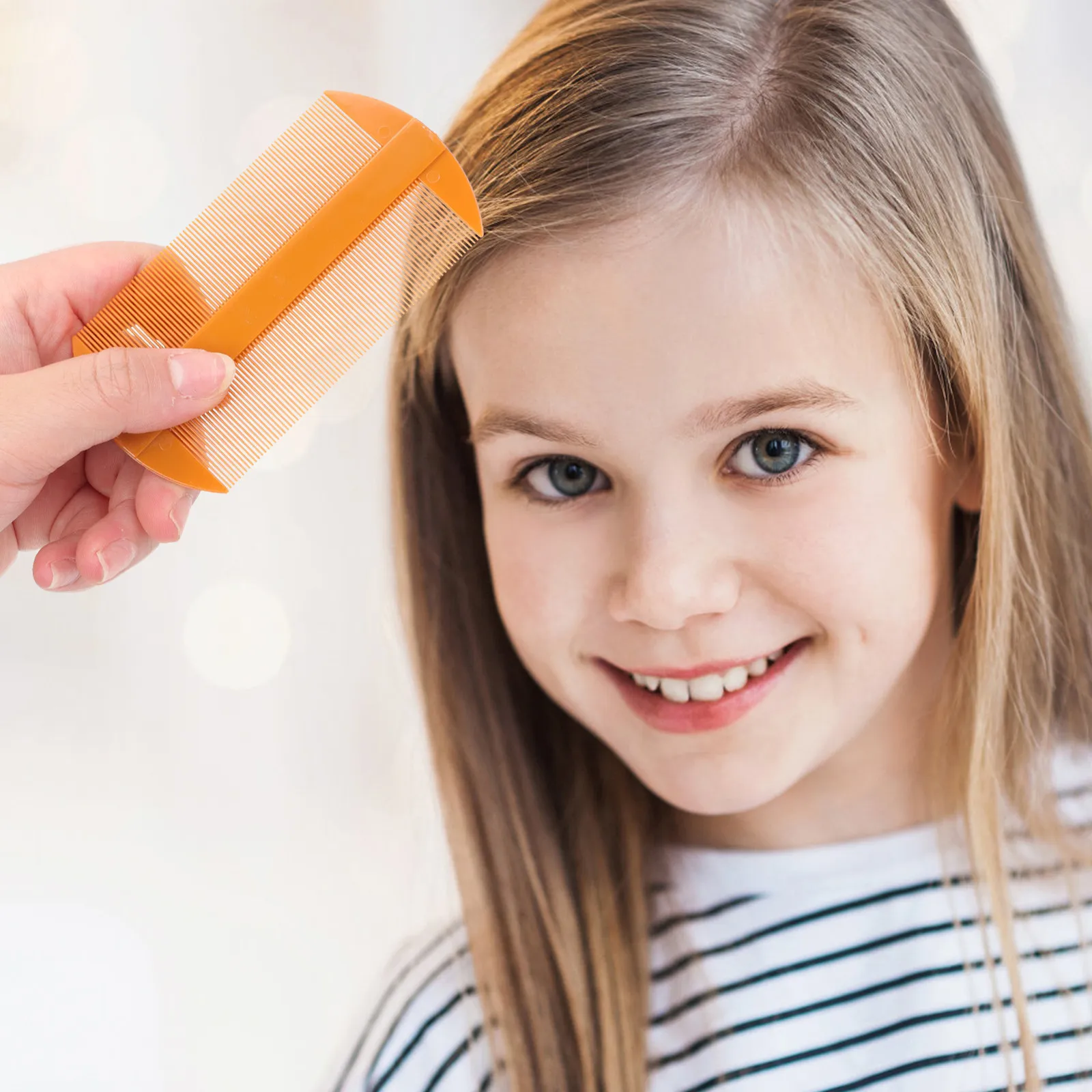 

Набор из 3 расчесок от перхоти: двусторонние, с мелкими зубьями, гладкой и плотной структурой, массажеры для кожи головы, антистатические, пластиковые