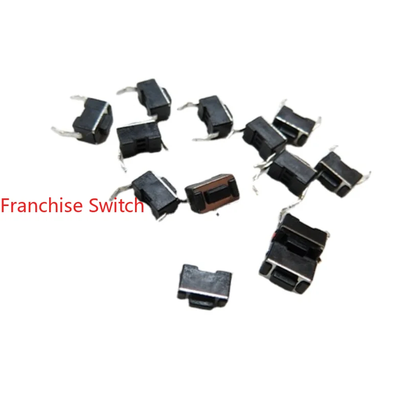 

10PCS Light Touch Switch, Button Micro 3*6*4.3mm, Two Pin Straight Inserted Imported Spring Piece