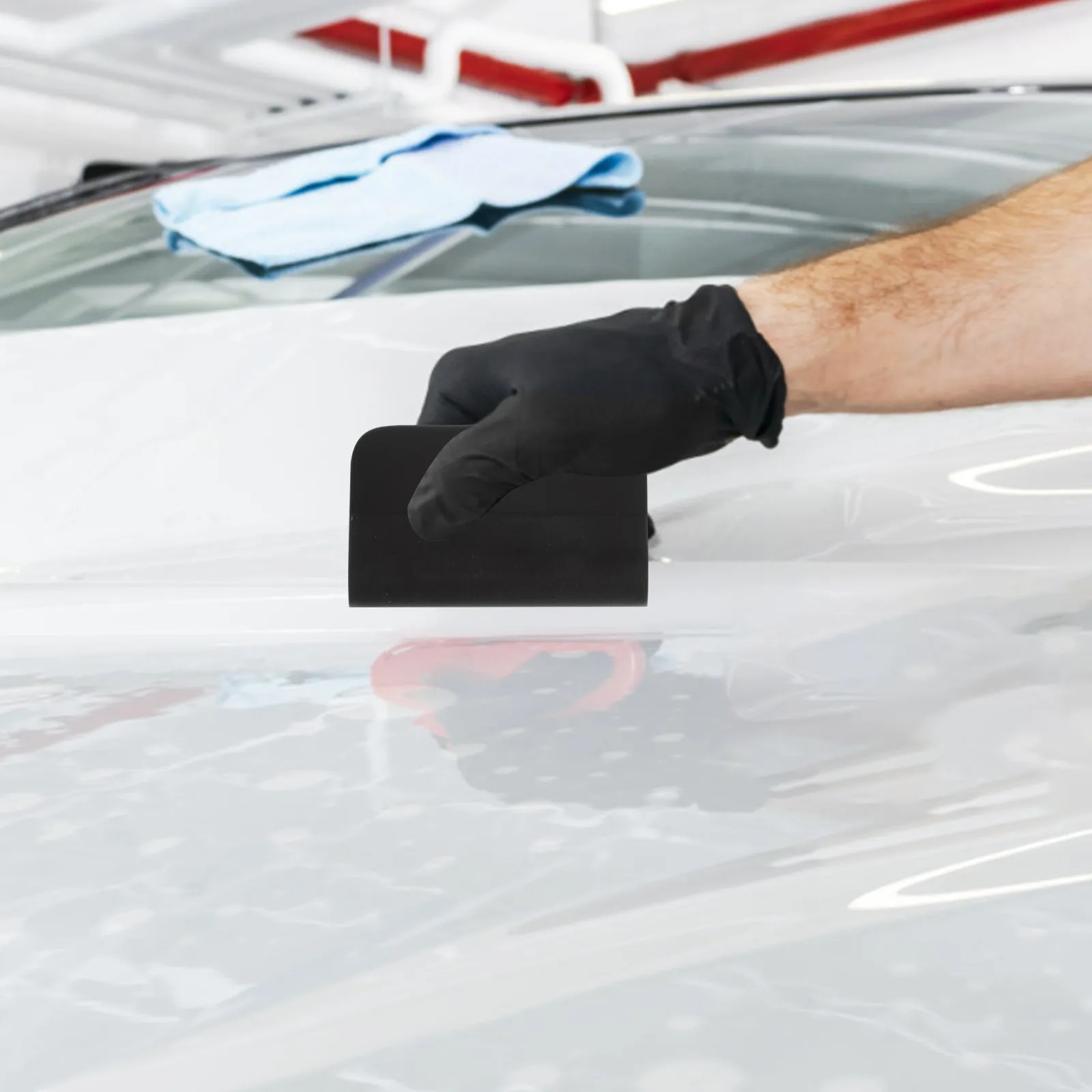 Tpu Automotive Squeegee Tool for Transparent Film Installation Soft Blade Handheld Design Car Wrap Vinyl Tint Applicator Glass