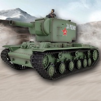 Henglong 3949 Remote-Controlled Tank Kv-2 Trackable Large Adult Electric Military Collectible Model Boy Toy Car Birthday Gift
