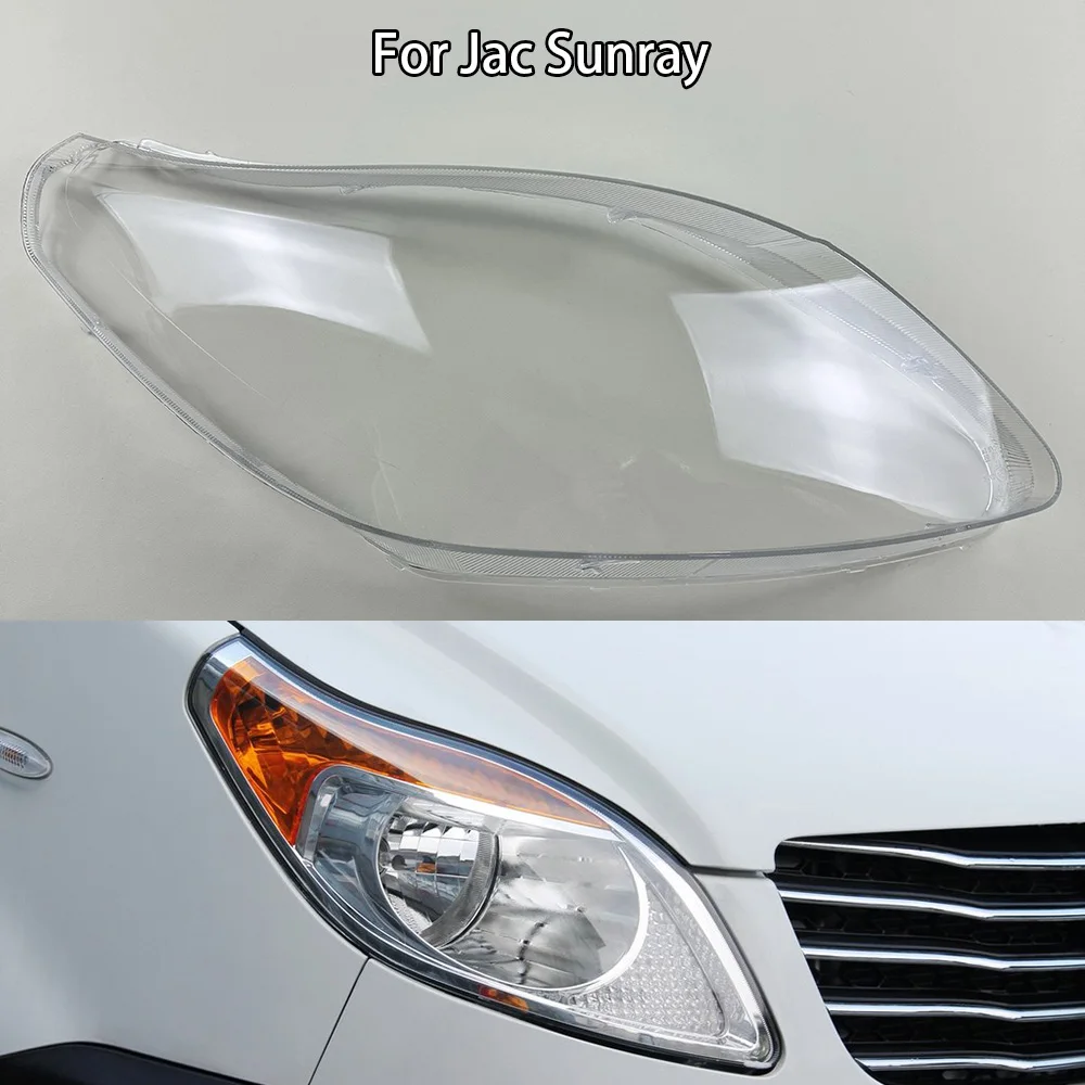 

Headlight Housing Shell Lamp Shade Lens Transparent Headlamp Cover Plexiglass Auto Replacement Parts For Jac Sunray