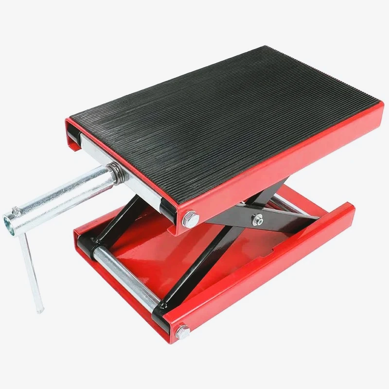 Elevador  motocicleta tipo tijera central  500 kg (1100 lb) acuado para motocicletas, bicicletas y vehículos todoterreno, soport