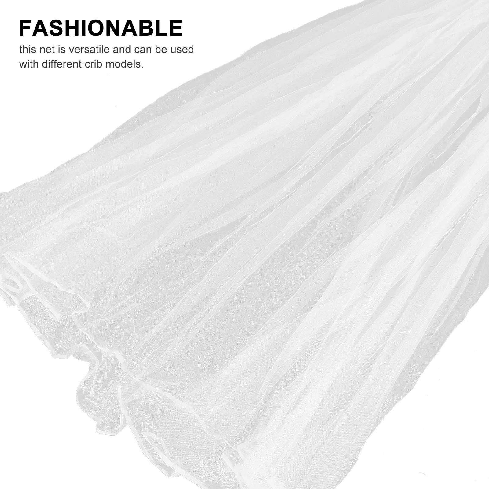 Toldo para cuna de bebé, ajuste Universal, fácil de instalar, estilo nórdico lindo, apertura de puerta, mosquitera, Protector de cubierta de cama para bebé