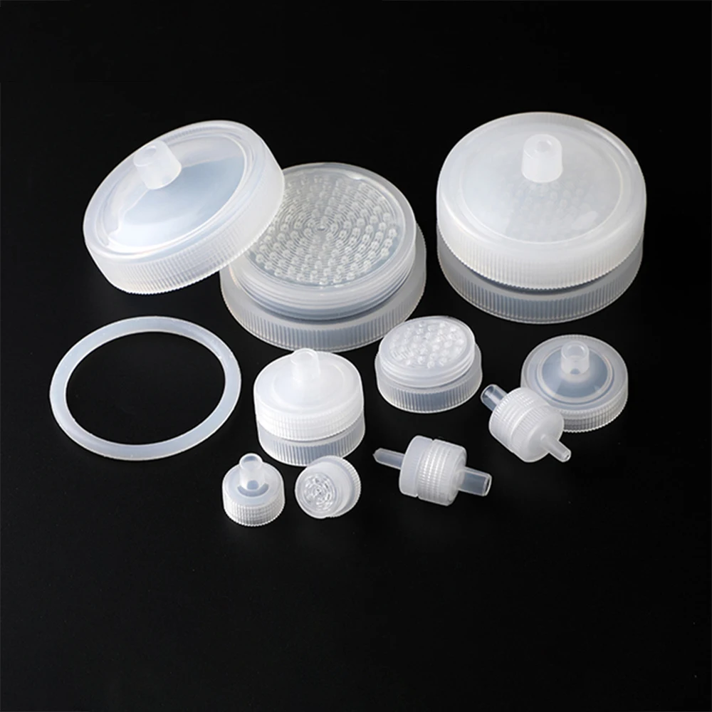 laboratorio 13 mm 25 mm 50 mm suporte de filtro de membrana microporosa de plastico substituivel cabeca de filtro vazio suporte de membrana pp 10 pecas lote 01