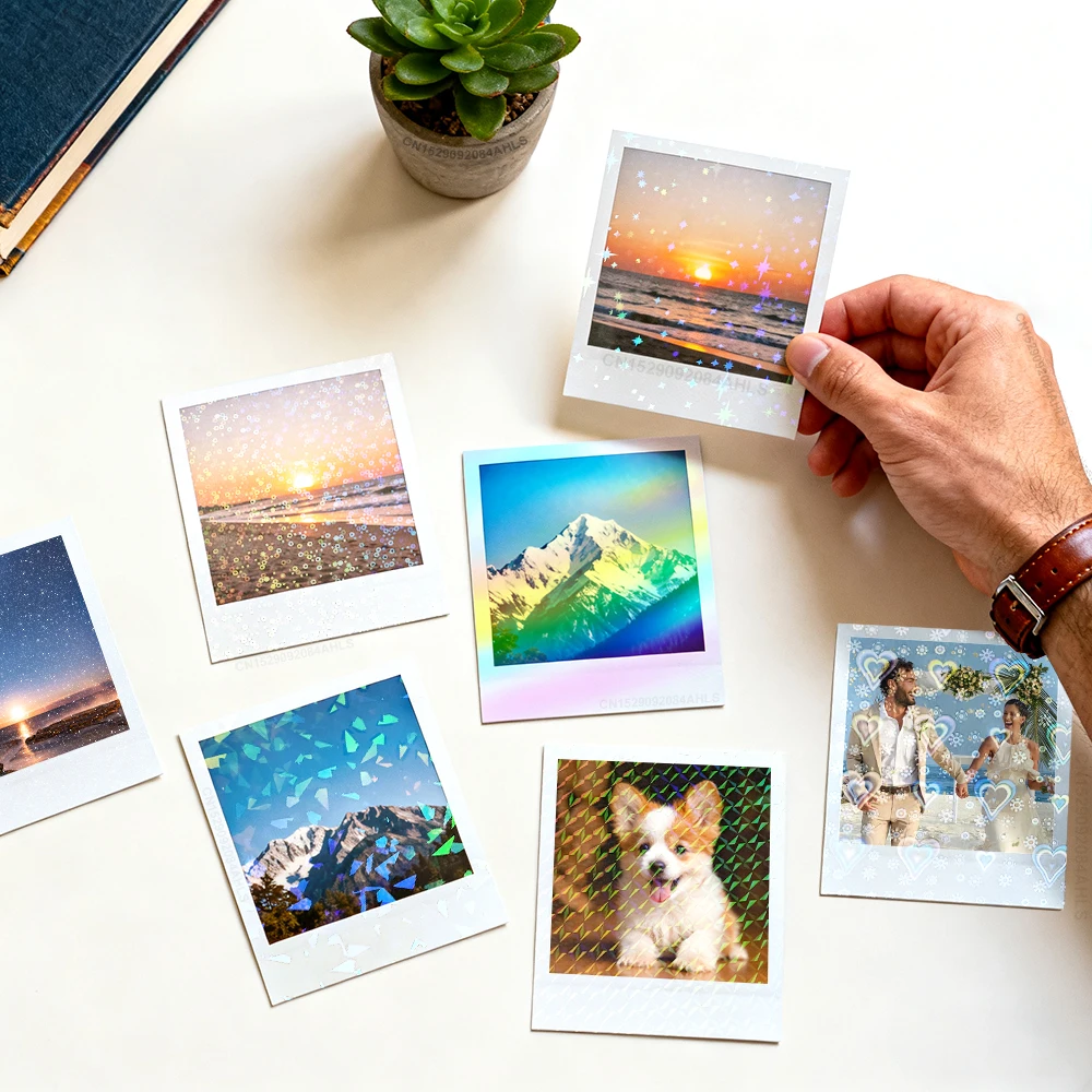 10 ورقة A4 شفافة ثلاثية الأبعاد تراكب التصفيح فيلم A4 ذاتية اللصق مغلفة مقاوم للماء ملصق فينيل ورقة A4 ورقة