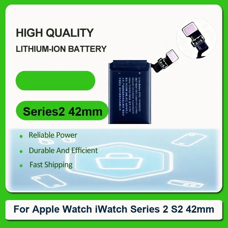 Battery For Apple Watch iWatch Series 1 S1 42mm 2 S2 38mm 6 / S6 44mm A2327 7 S7 45mm A2552 4 S4 40mm