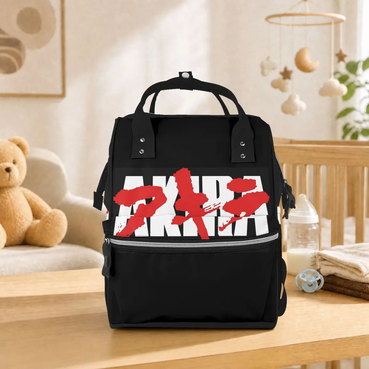 Akira Anime Movie Logo Student Backpack School Bag Hiking Travel Daypack for Men Women Bookbag Shoulder Bags