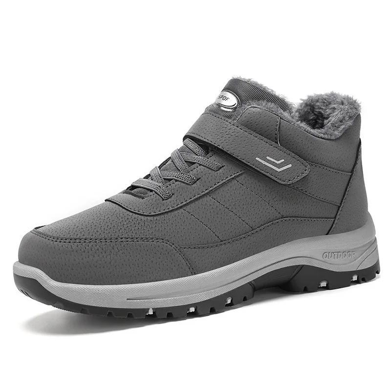 Unisex inverno caldo più stivali da neve in velluto antivento impermeabile confortevole uomo donna scarpe Casual in cotone antiscivolo papà mamma stivali