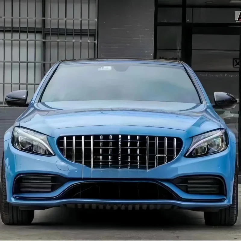 

Suitle Conversion of 15-21 C-class W205 Into C63 Front bar GT Grille Side Skirt Rear bar Rear Lip Tail Throat