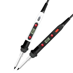 80W Digital Soldering Iron LCD Digital Display Adjustable Temperature Soldering Iron Tips 220V/110V Welding Solder Tools