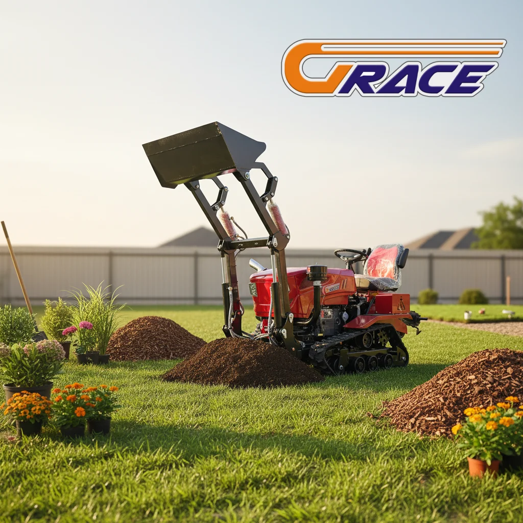 Customized Mini Crawler Tractor 25HP EPA Approved Waterproof Garden Tractor Fast Shipping Supply