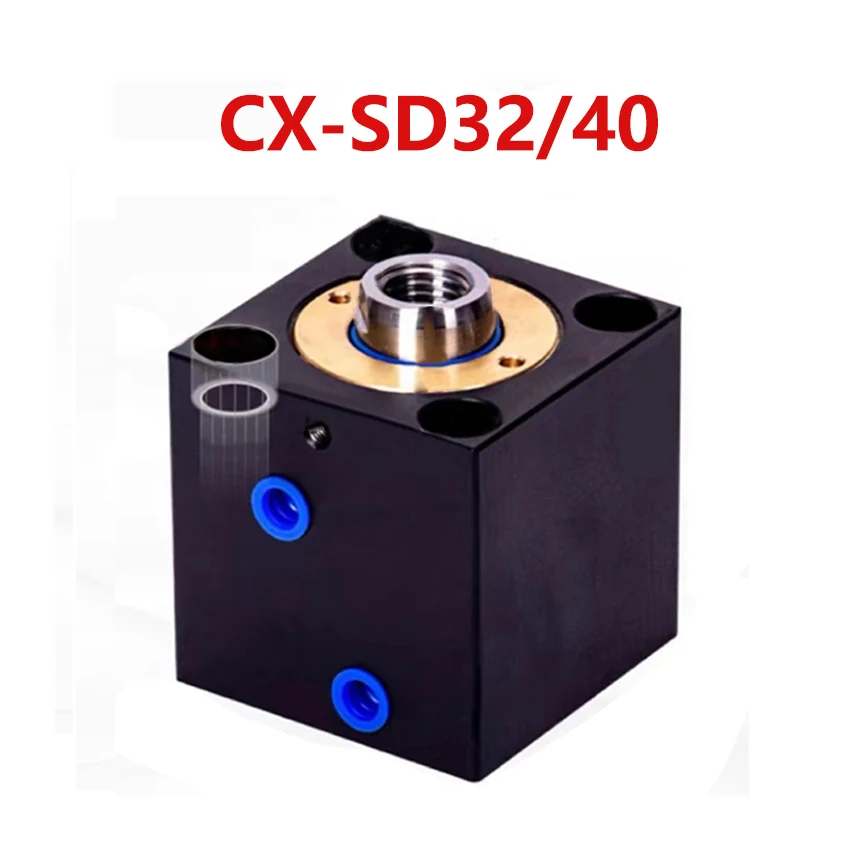 

CX-SD32/40 Thin Vertical Hydraulic Cylinder Bore 32/40mm Internal Teeth/External Teeth Oil Cylinder Square Hydraulic Cylinder