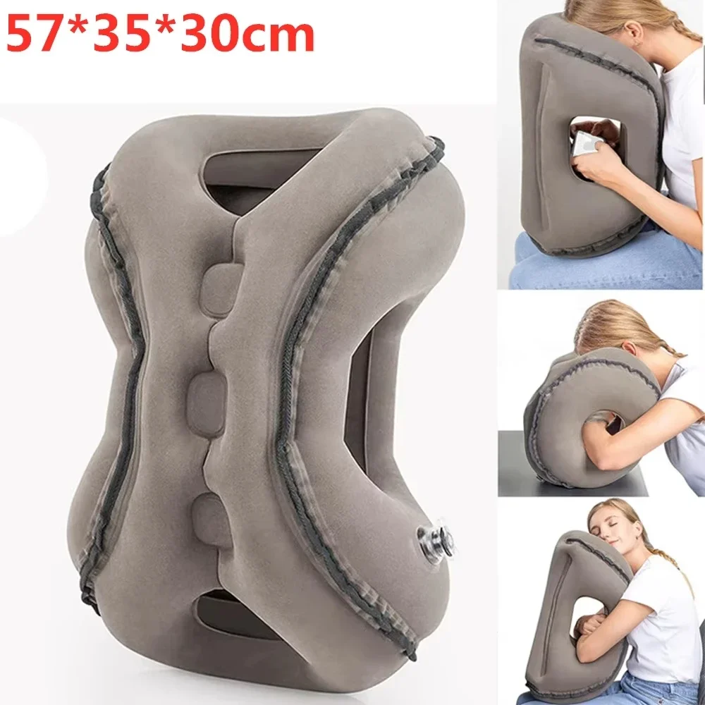 Inflatable Airplane Pillow Car Body Neck Travel Air Pillows Portable Camping Cushion dakimakura for Sleeping Office Home