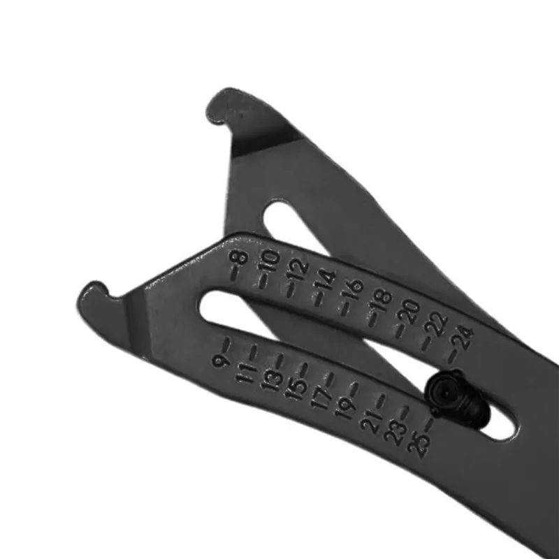 سلسلة مفاتيح محمولة دقيقة لحجم الخيط من ABYO - سلسلة مفاتيح مكتشف بحجم الترباس، أداة تحديد مقياس خيط الجوز والترباس #3
