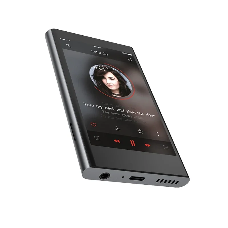 

2025 4inch HD Screen Students Android Player block Wifi Video Radio Mp3 Player