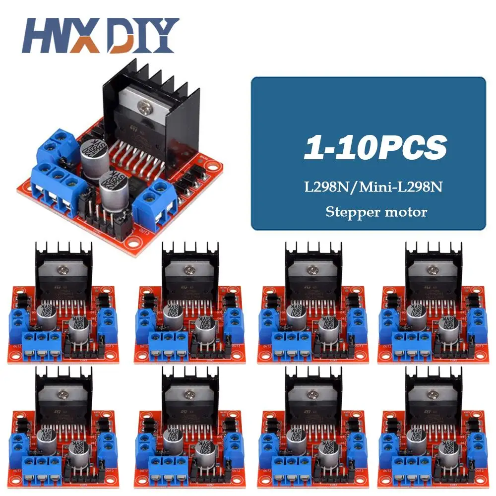 1-10PCS L298N driver board module L298 stepper motor smart car robot breadboard peltier High Power DC Motor Driver for arduino