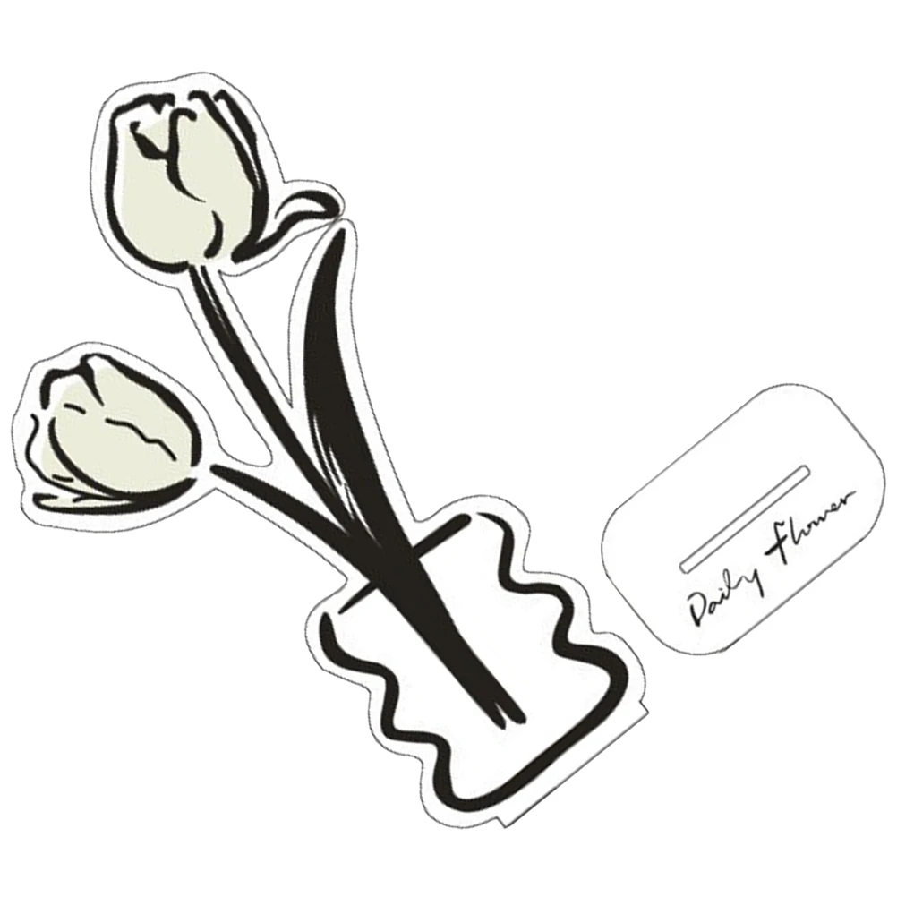 

Flower Holder Table Picture Display Stand Photo Holders Card Memo Clip Paper