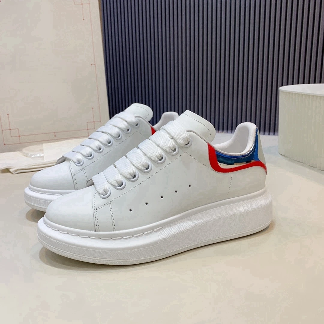 

Top High Quality Womens Trendy Casual Shoes 34-46 Luxury Mens Real Leather Unisex Sneakers Designr Lovers Tide Shoes YN00342