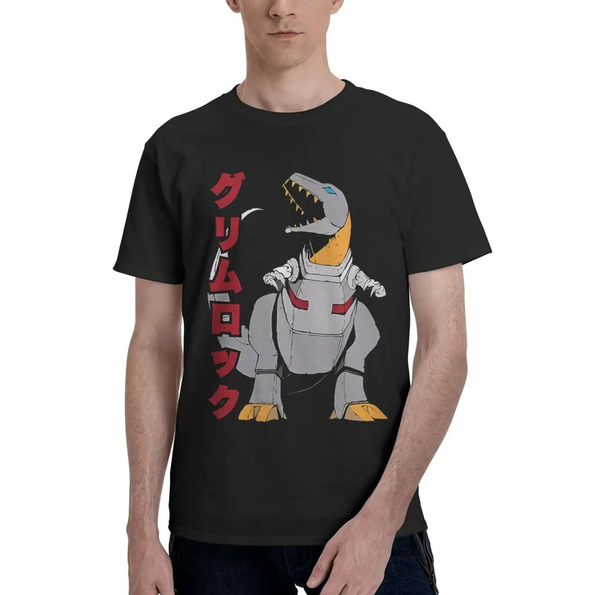 

GRIMLOCK 100% Cotton Casual Breathable Confortable Tops Football Shirts 2025 Man Clothes