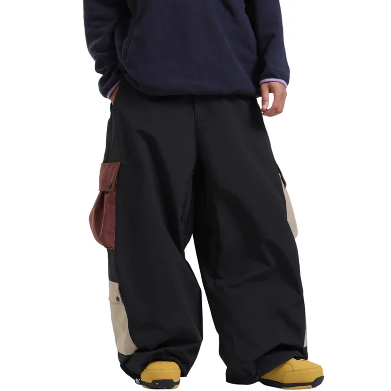 

2025 New Loose Warm Ski Pants Men Women Waterproof Wear-Resistant Professional Snowboard Trousers Outdoor Snow Pants