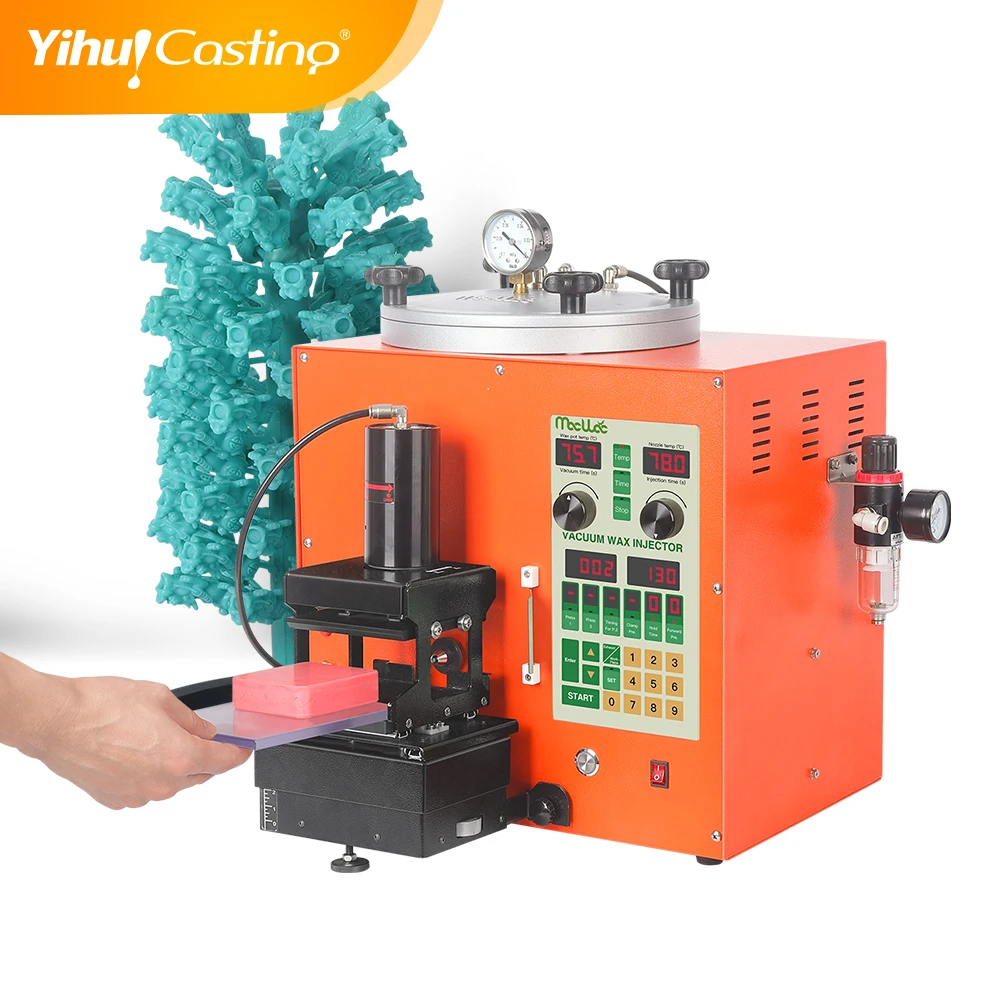 New design jewelry rubber molding making machine vaccum digital wax injector for ring bracelet