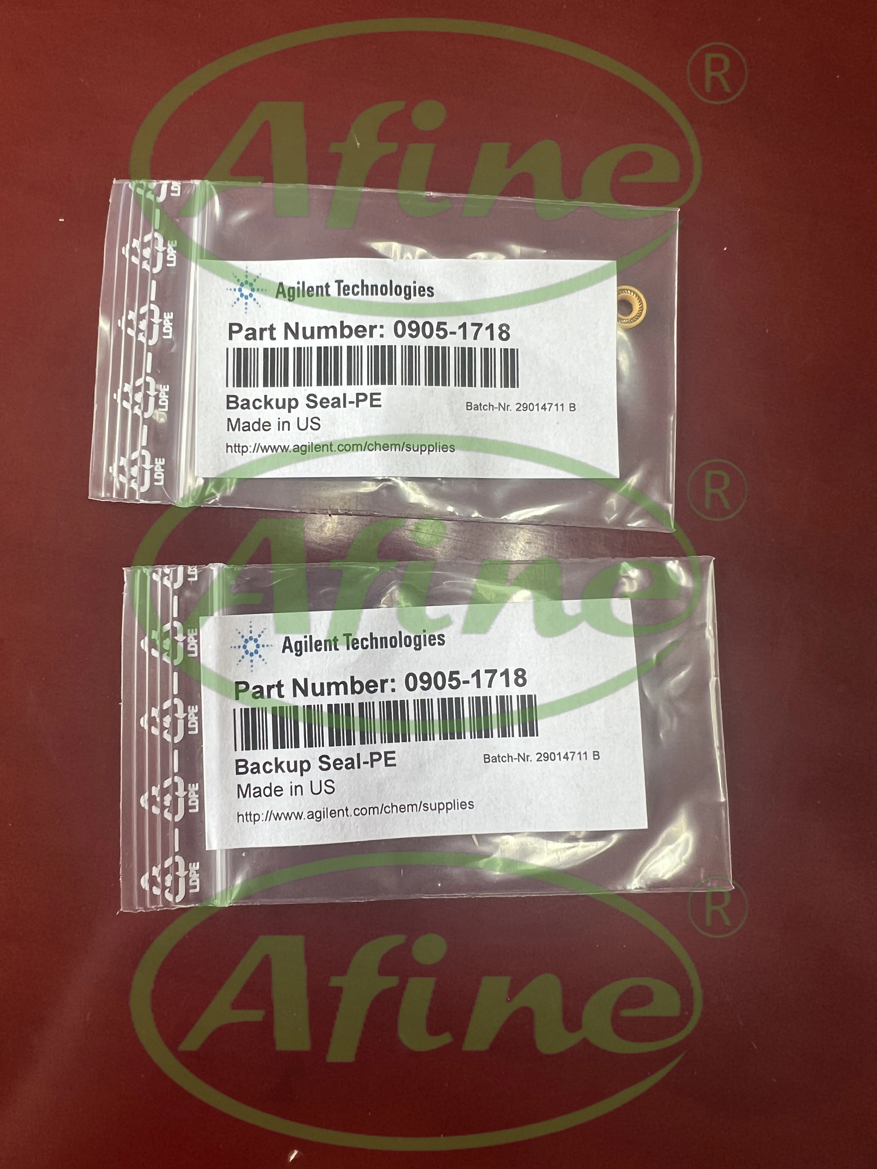 

AFINE Agilent Gasket Cleaning 0905-1718 for 1260,1290,1220,1200,1100 Pumps PE Gasket Cleaning, 1/pkg