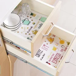 1 Roll Flamingo Kitchen Table Mat Drawers Cabinet Shelf Liners Cupboard Placemat Waterproof Oil proof Shoes Cabinet Mat liners