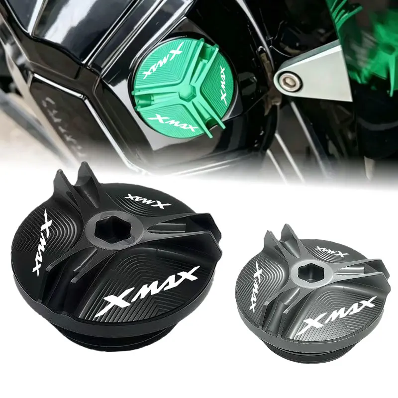 Engine Oil Cap Bolts Fuel Filler For YAMAHA X MAX 250 X-MAX XMAX 125 250 300 400 XMAX 300 XMAX 400 Cap Protection Accessories